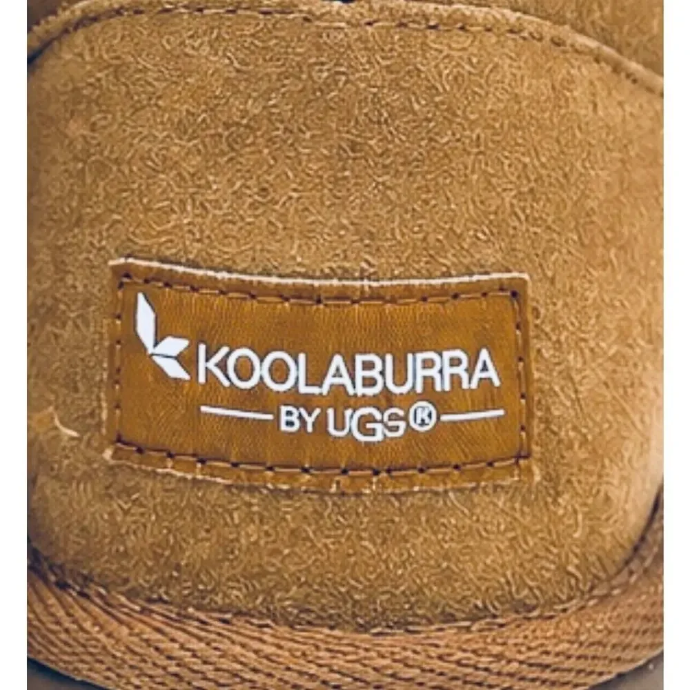 Koolaburra by UGG Victoria Chestnut Bow Tall Boots Girls Size 13 Cozy Winter